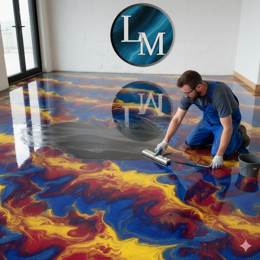 Revêtement de sol en résine époxy EcuaLM